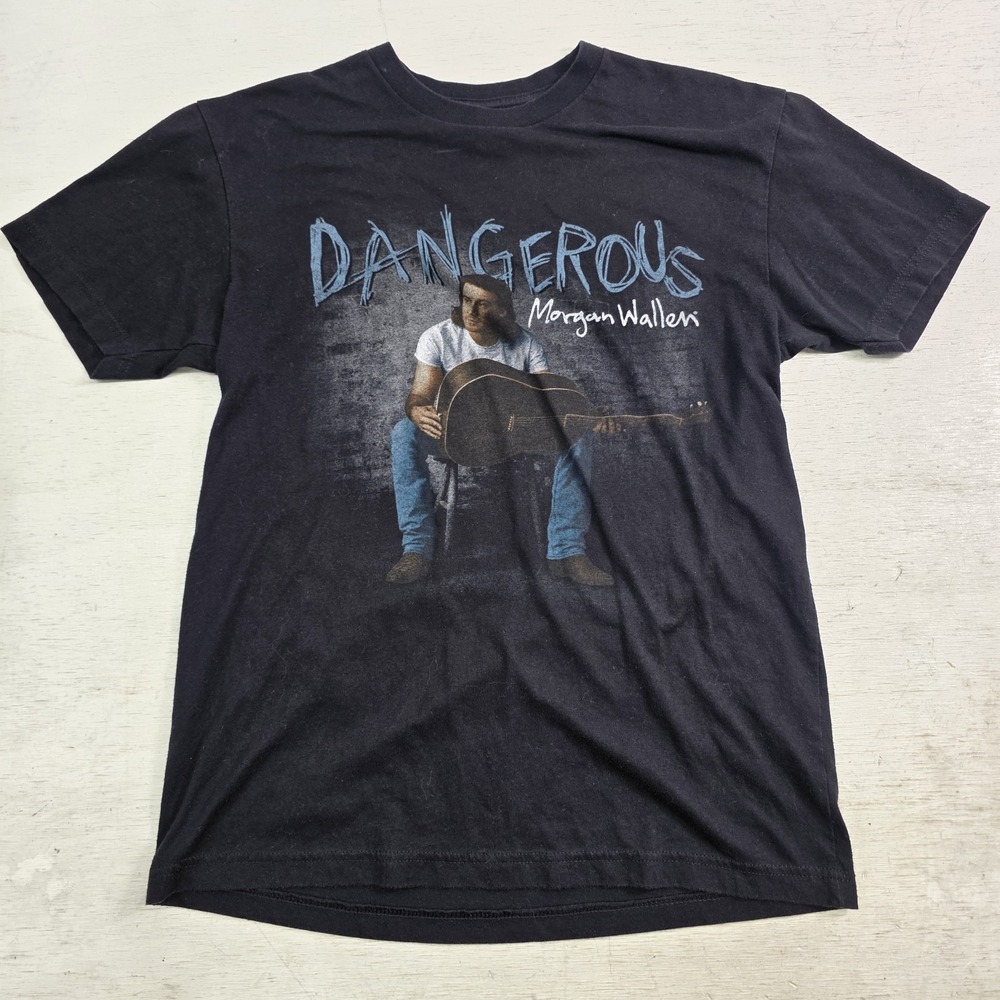 Morgan Wallen "Dangerous" Tour Country Music Concert Dates T-Shirt Men's Sz S - Picture 1 of 6